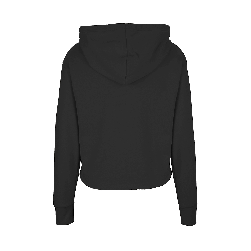 Next Level Women's Laguna Sueded Raw Edge Crop Hoodie - nl9384
